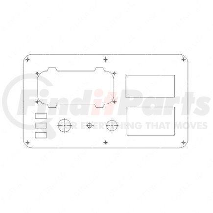 WWS 57014S3569 by FREIGHTLINER - CONTROL PNL SLPR HVA