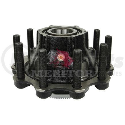 A333N4954 by MERITOR - TN/TQ Series Axle Hub Assembly - Conventional Hub, Outboard Drum, 10 Long Studs