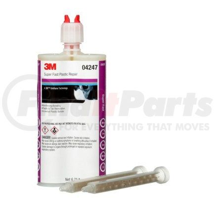 04247 by 3M - Super Fast Plastic Repair, Clear, 200 mL Cartridge, 6 per case