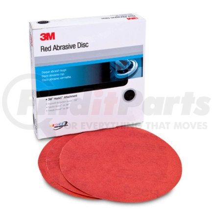 01262 by 3M - Hookit™ Red Abrasive Disc, 6 in, 40, 25 discs per carton, 6 cartons per case