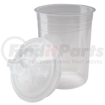 16114 by 3M - PPS™ Lid & Liner Kit, Mini (6 fl oz), 200 Micron Full Diameter Filter, 50 Lids & Liners per kit, 1 kit per case