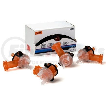 16612 by 3M - Accuspray™ Atomizing Head, Orange, 1.4 mm, 4 per kit, 6 kits per case