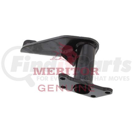 J223299Q6257 by MERITOR - Air Brake Chamber Bracket - 70° Angle, 6.45 in. Length, 6.447 in. Camshaft Barrel Length