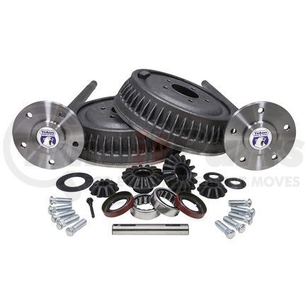 YA G6364RACK by YUKON - Yukon 5 lug Conversion Kit for 1963-1964 GM 12-bolt Truck 30-Spl