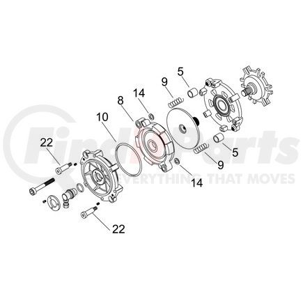 HOR994317 by HORTON - 994317: HT650 MAJOR KIT (INCLUDES 994318 PISTON/FRICTION LINER ASSY)