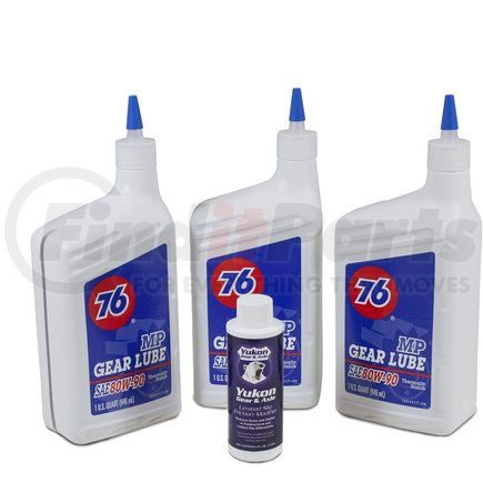 OK 4-QRT-A by YUKON - Redline Synthetic Shock Proof Oil with Positraction Additive. 4 Quarts.