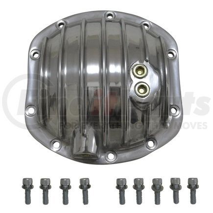 YP C2-D30-STD by YUKON - Polished Aluminum Replacement Cover for Dana 30 standard rotation
