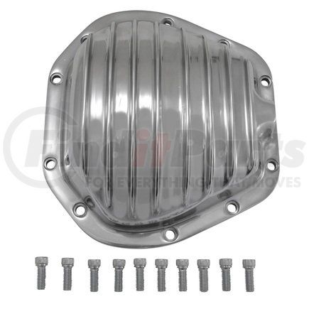 YP C2-D60-REV by YUKON - Polished Aluminum replacement Cover for Dana 60 reverse rotation