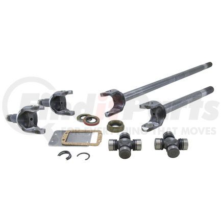 YA W24168 by YUKON - Yukon Chromoly Front Axle Kit; JK Rubicon Dana 44; 30/32 Spline; 7166 U-Joint