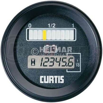 803RB2448BCJ by CURTIS INSTRUMENTS - Curtis Battery and Hour Gauge Model 803 Dimensions with Lift Lockout, 24/48 Vol