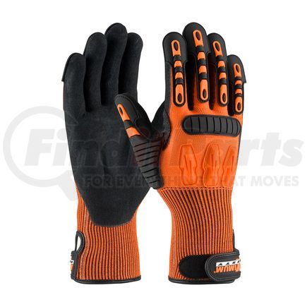 120-5150/XL by MAXIMUM SAFETY - TuffMax5 Work Gloves - XL, Hi-Vis Orange - (Pair)