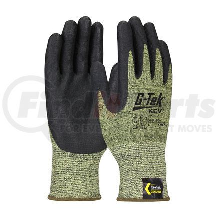 09-K1600/S by G-TEK - KEV™ Work Gloves - Small, Yellow - (Pair)
