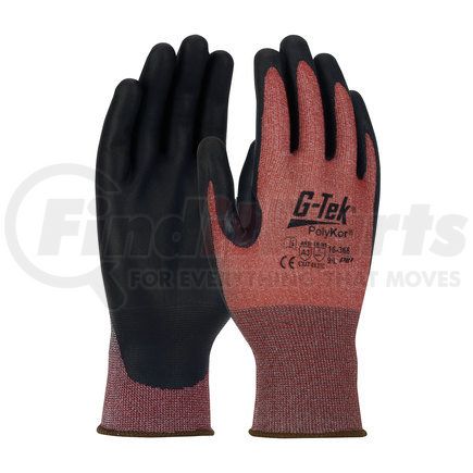 16-368/S by G-TEK - PolyKor® X7™ Work Gloves - Small, Burgundy - (Pair)