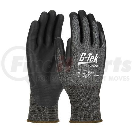 16-377/S by G-TEK - PolyKor® X7™ Work Gloves - Small, Black - (Pair)