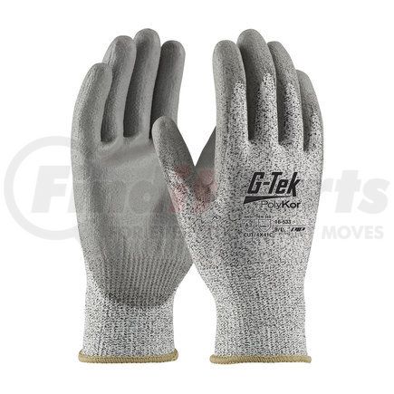 16-533/L by G-TEK - PolyKor® Work Gloves - Large, Salt & Pepper - (Pair)