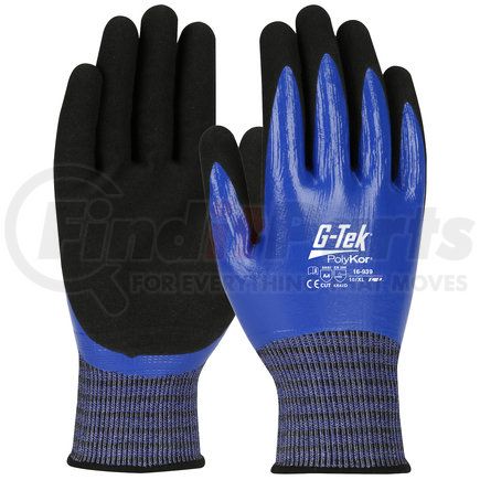 16-939/XL by G-TEK - PolyKor® X7™ Work Gloves - XL, Blue - (Pair)
