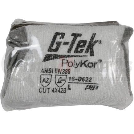16-D622V/M by G-TEK - PolyKor® Work Gloves - Medium, White - (Pair)