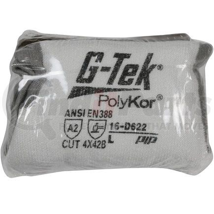 16-D622V/XL by G-TEK - PolyKor® Work Gloves - XL, White - (Pair)