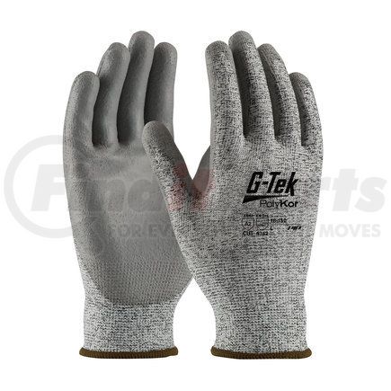 16-150/L by G-TEK - PolyKor® Work Gloves - Large, Salt & Pepper - (Pair)