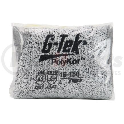 16-150V/XS by G-TEK - PolyKor® Work Gloves - XS, Salt & Pepper - (Pair)