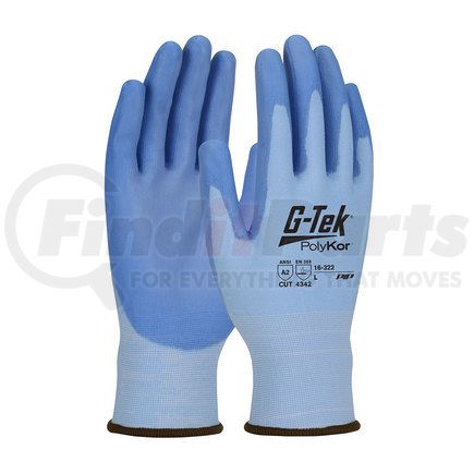 16-322/L by G-TEK - PolyKor® Work Gloves - Large, Blue - (Pair)
