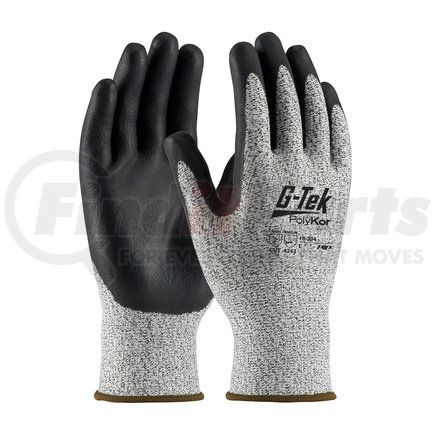 16-334/XS by G-TEK - PolyKor® Work Gloves - XS, Salt & Pepper - (Pair)