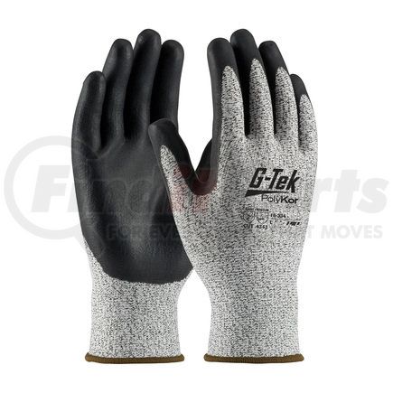 16-334/M by G-TEK - PolyKor® Work Gloves - Medium, Salt & Pepper - (Pair)