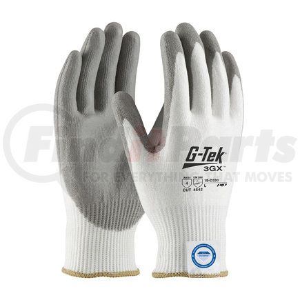 19-D330/XS by G-TEK - 3GX® Work Gloves - XS, White - (Pair)