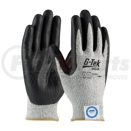 19-D334/S by G-TEK - 3GX® Work Gloves - Small, Salt & Pepper - (Pair)