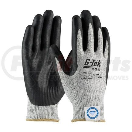 19-D334/M by G-TEK - 3GX® Work Gloves - Medium, Salt & Pepper - (Pair)