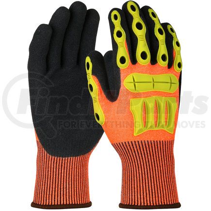 1CF7006FTPRL by BOSS - Barbarian Work Gloves - Large, Hi-Vis Orange - (Pair)