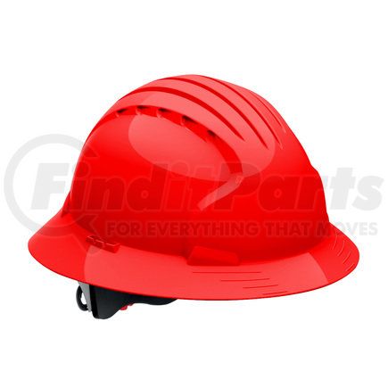 280-EV6161-60 by JSP - Evolution® Deluxe 6161 Hard Hat - Oversize-small, Red - (Pair)