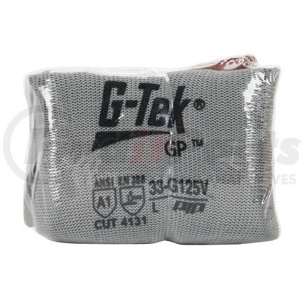 33-G125V/L by G-TEK - GP™ Work Gloves - Large, Gray - (Pair)