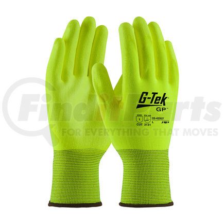33-425LY/M by G-TEK - GP™ Work Gloves - Medium, Hi-Vis Yellow - (Pair)