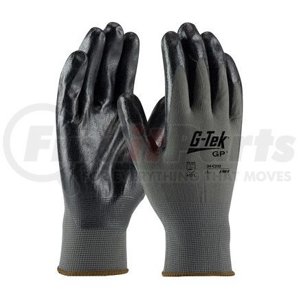 34-C232/M by G-TEK - GP™ Work Gloves - Medium, Gray - (Pair)