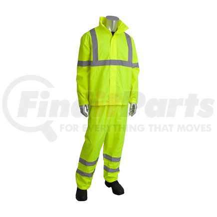 353-1000LY-2X/3X by FALCON - Viz™ Rain Suit - 2XL-3XL, Hi-Vis Yellow