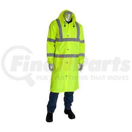 353-1048-LY/S by FALCON - Viz™ Rain Suit - Small, Hi-Vis Yellow