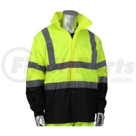 353-1200LY-S/M by FALCON - Viz™ Safety Jacket - S-M, Hi-Vis Yellow