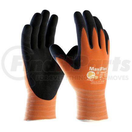 34-8014/L by ATG - MaxiFlex® Ultimate™ Work Gloves - Large, Hi-Vis Orange - (Pair)