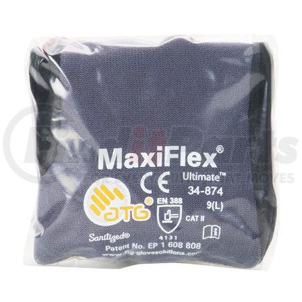 34-874V/XL by ATG - MaxiFlex® Ultimate™ Work Gloves - XL, Gray - (Pair)