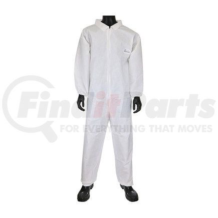 3702/L by WEST CHESTER - Posi-Wear® UB™ Coveralls - Large, White - (Pair)