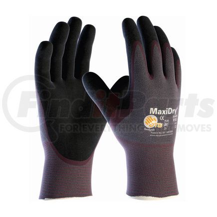 56-424/M by ATG - MaxiDry® Work Gloves - Medium, Purple - (Pair)