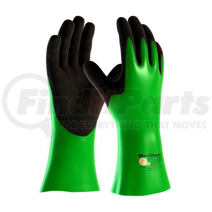 56-635/S by ATG - MaxiChem® Work Gloves - Small, Green - (Pair)