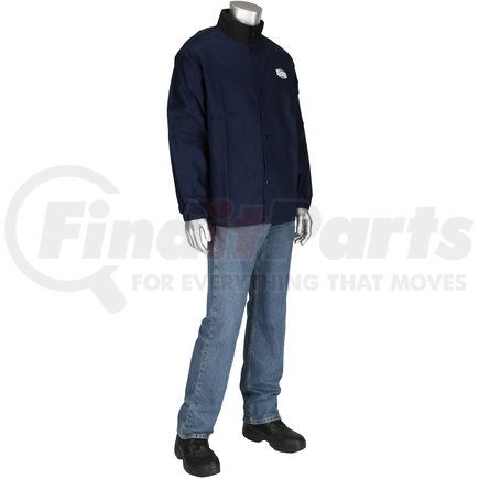 7050N/M by WEST CHESTER - Ironcat® Welding Jacket - Medium, Navy