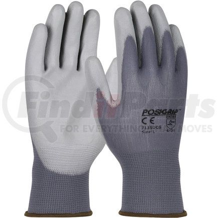 713SUCG/XS by WEST CHESTER - PosiGrip® Work Gloves - XS, Gray - (Pair)