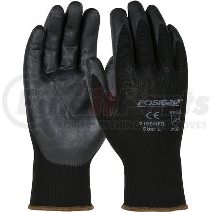 715SNFB/XXL by WEST CHESTER - PosiGrip® Work Gloves - 2XL, Black - (Pair)