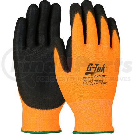 703COPB/L by G-TEK - PolyKor® Work Gloves - Large, Hi-Vis Orange - (Pair)
