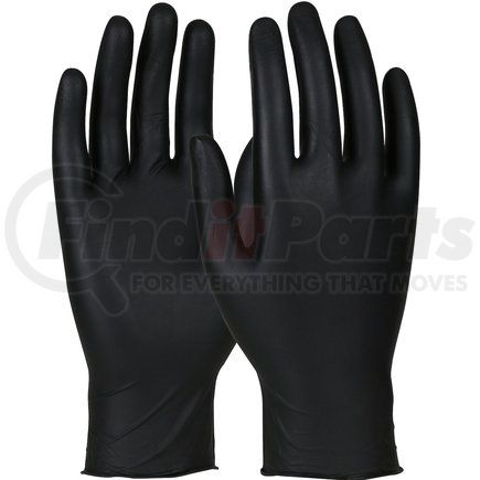 84-503 by QRP - Qualatrile® Disposable Gloves - Medium, Black - (Case / 1000 Gloves)