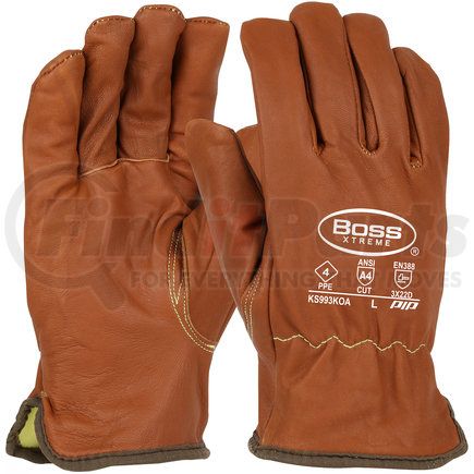 KS993KOA/S by WEST CHESTER - Riding Gloves - Small, Brown - (Pair)