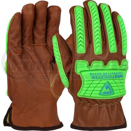 KS993KOAB/S by WEST CHESTER - Riding Gloves - Small, Brown - (Pair)